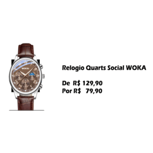 Relogio Quarts Woka